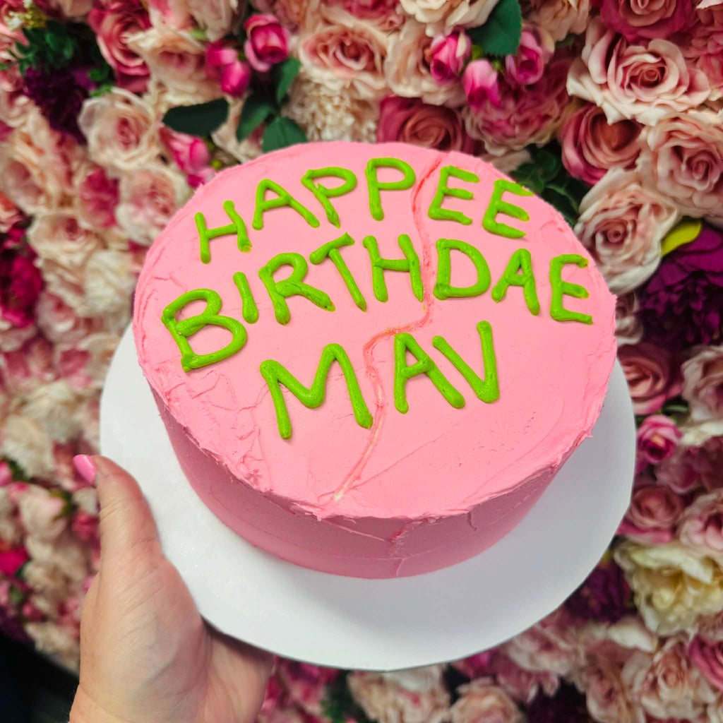Harrys Happee Birthdae Cake