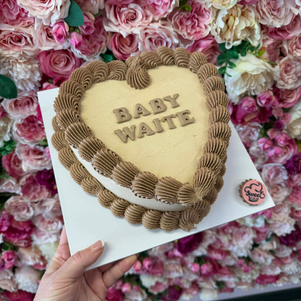Heart Shaped Buttercream Cake