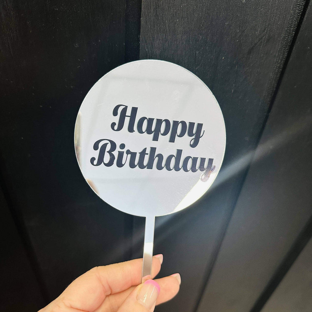 Happy Birthday Acrylic Topper