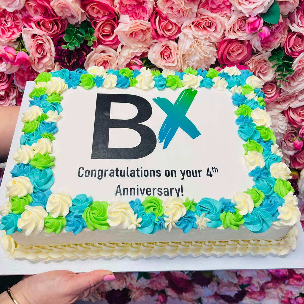 Slab cake with your logo/photo