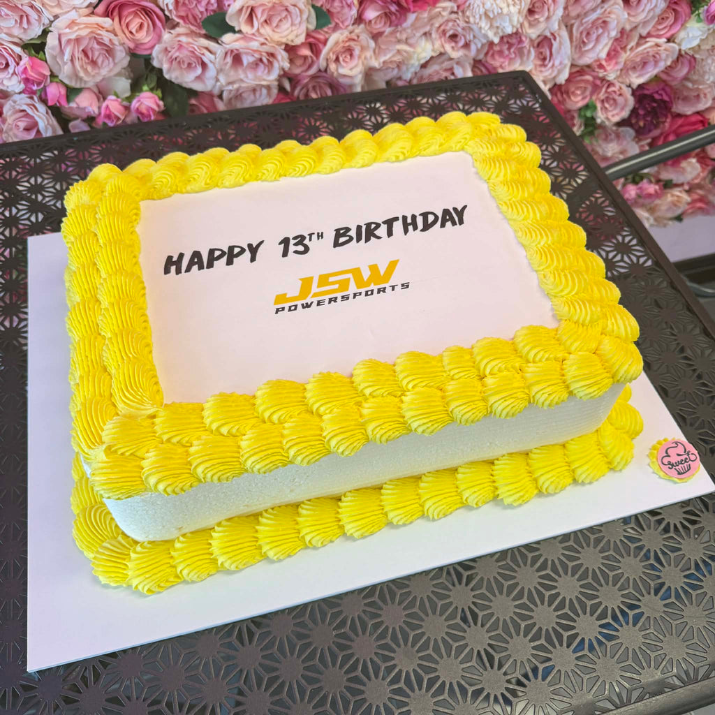 Slab cake with your logo/photo