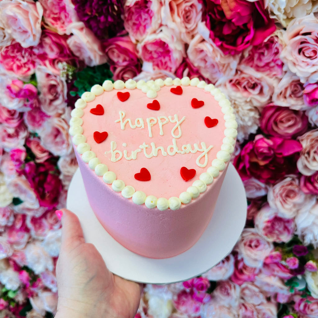 Simple Heart Cake